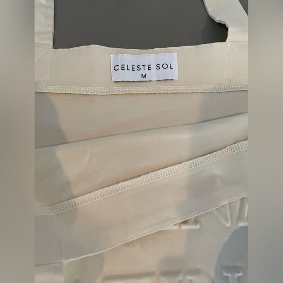 NWOT CELESTE SOL LATINA CANVAS TOTE - Picture 3 of 5